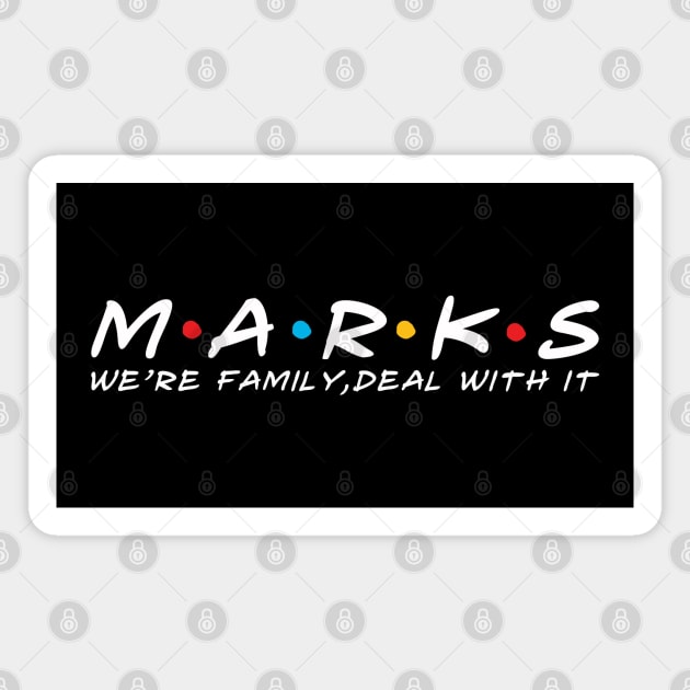 The Marks Family Marks Surname Marks Last name Magnet by TeeLogic